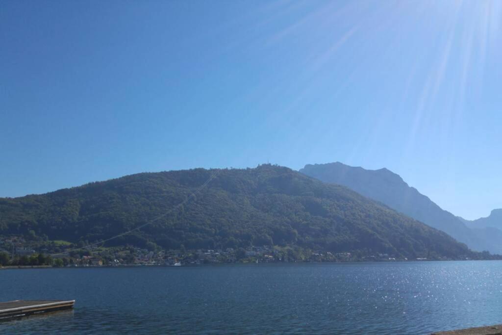 Altstadtwohnung Traunstein Mit Traunseeblick 1A Gmunden Buitenkant foto